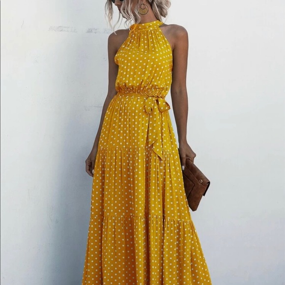 Wrap tie maxi dress - Picture 3 of 6